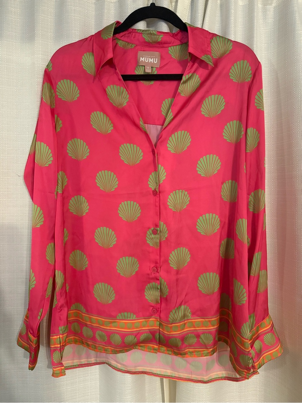 Show Me Your MuMu Pink Shell-Print Set